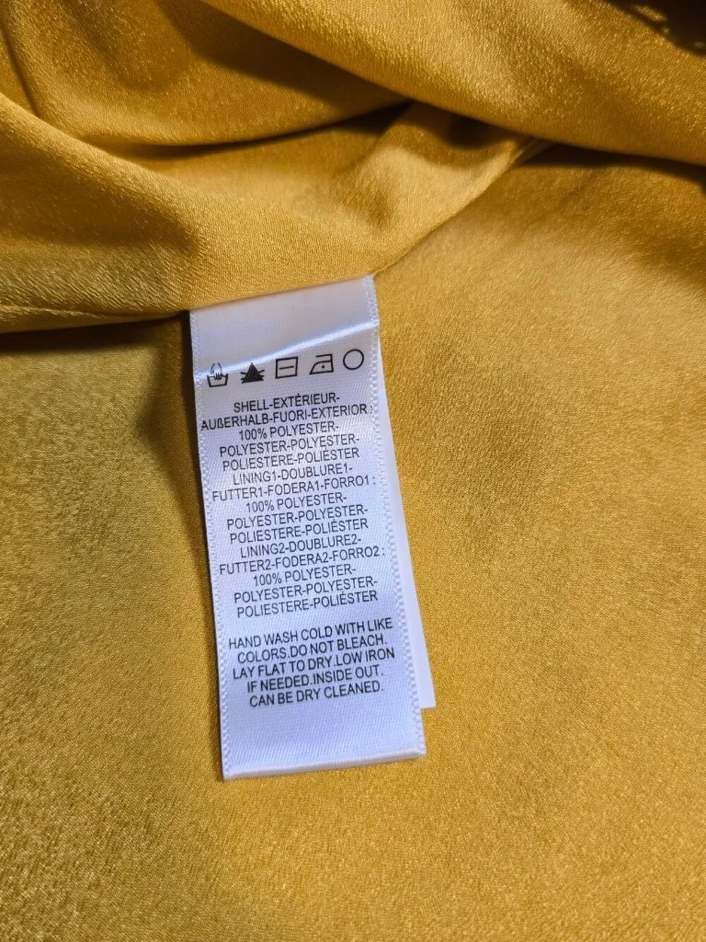 Dress The Population Yellow Crochet Lace Dress XXL EUC - Picture 7 of 10